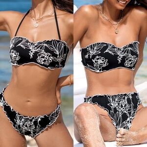 Merrow Edge Bikini Top & Low-Rise Bottoms Set